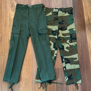 Military/BDU Style Boy’s pants camo green size 12